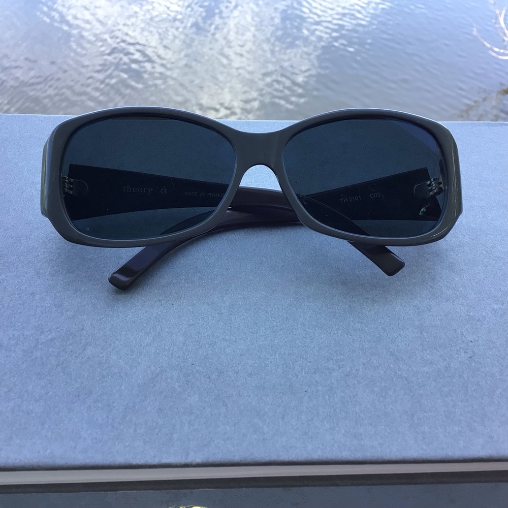 RARE Theory TH 2101 C103 Steel Gray Plastic Framed Sunglasses France